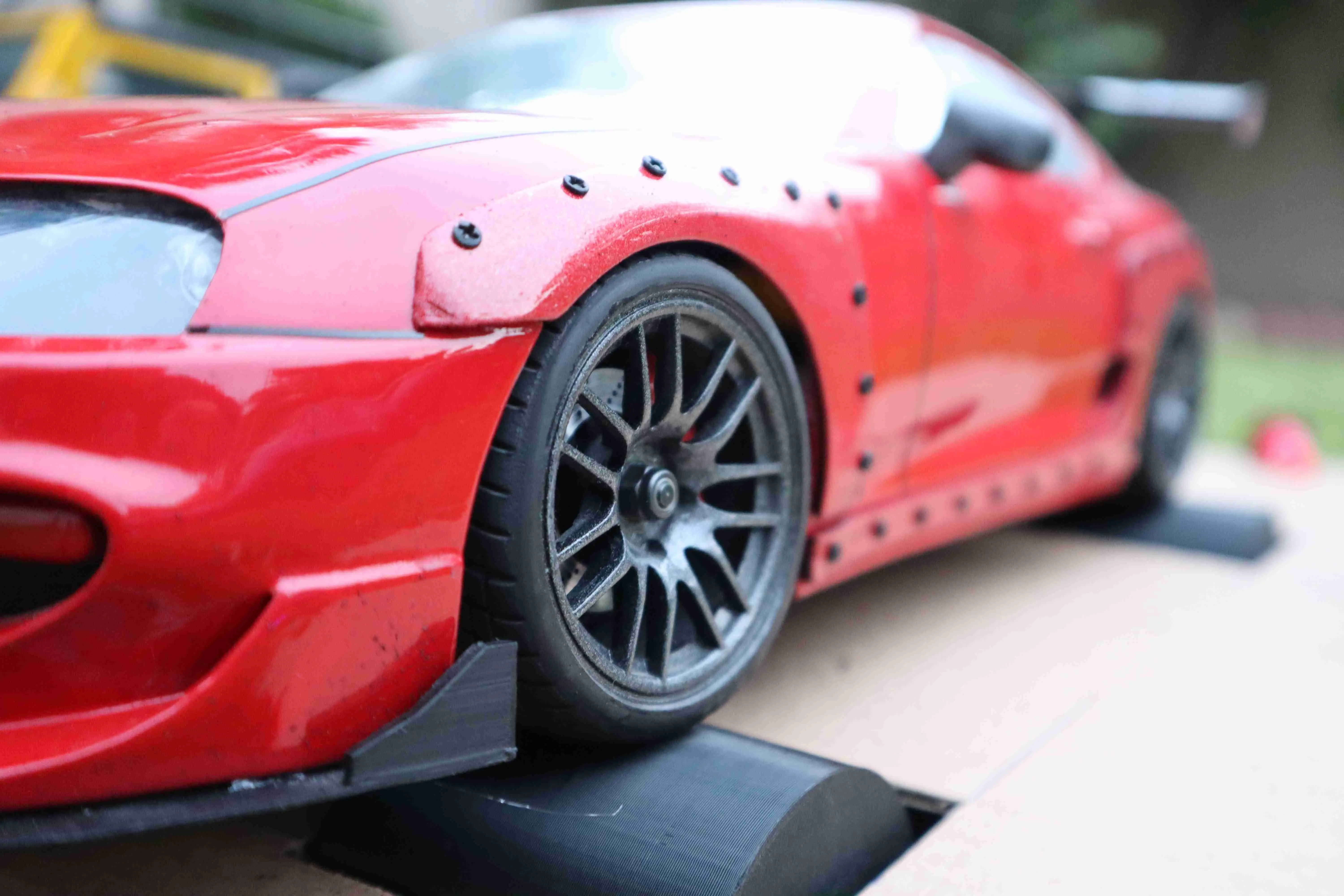 TOYOTA SUPRA 1:10 SCALE WITH WIDE BODY KIT
