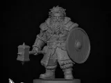 Shield Captain Dwarf for DnD - Magic Series-3