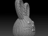 Knitted Easter Bunny-5