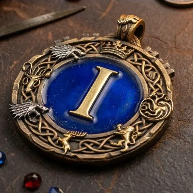 Game of Thrones pendant - Letter I by Aza