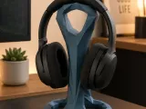 Modern Geometric Headphone Stand-1