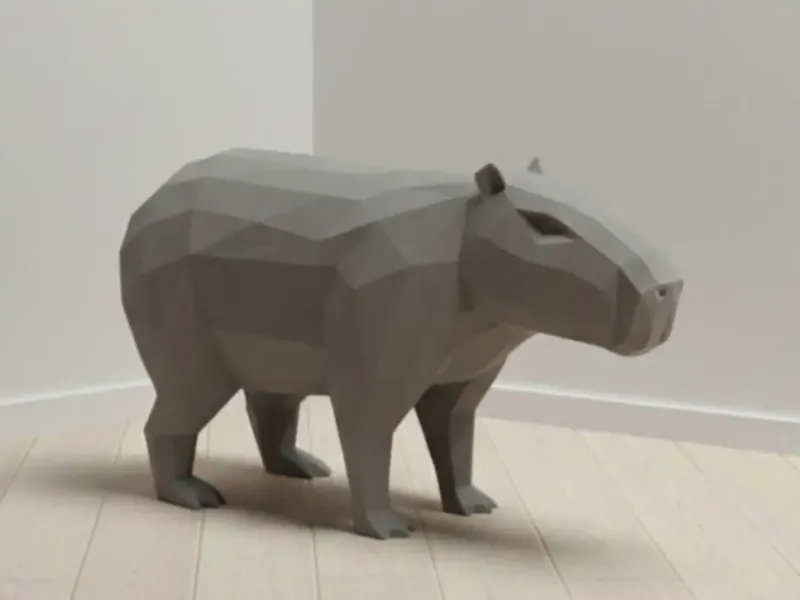 Capivara - Low polyCapivara - Low poly