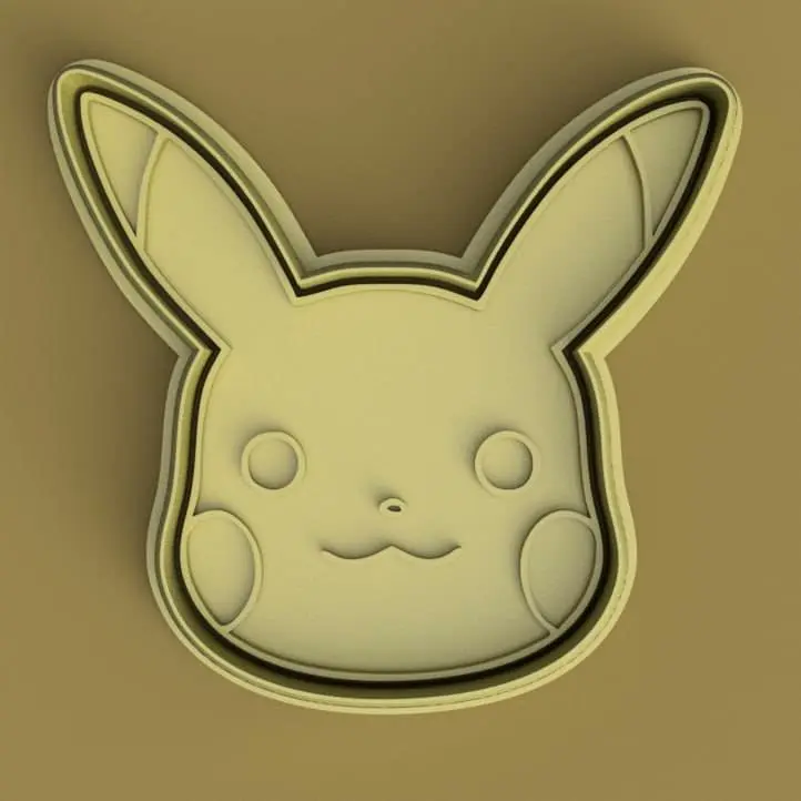 pokemon cookie cutter - pikachu