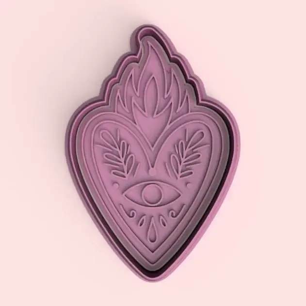 mexican heart cookie cutter