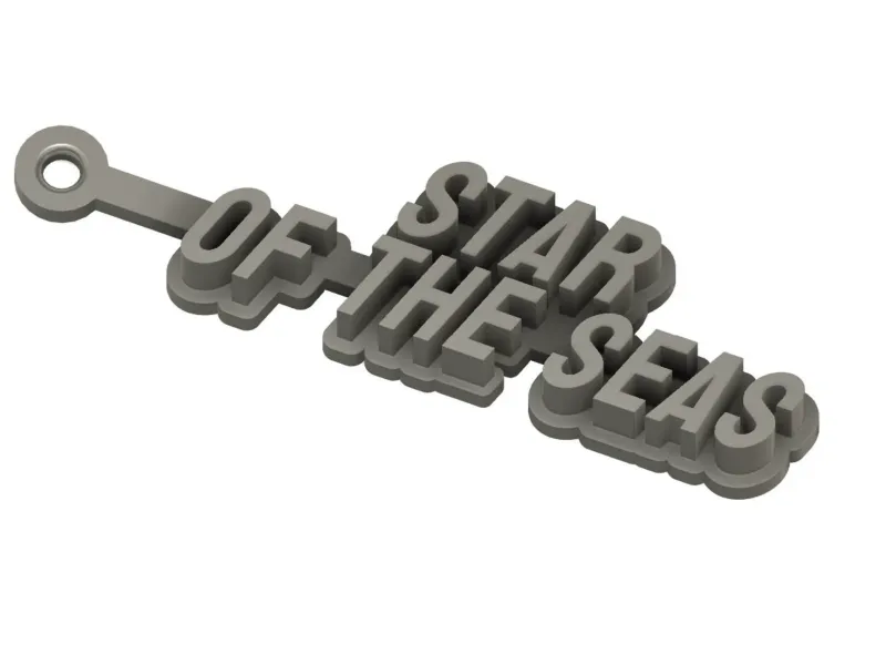 Royal Caribbean Star of the Seas Keychain / Keyring