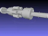 Orion Nuke Driven Hypothetical Spaceship Concept-1