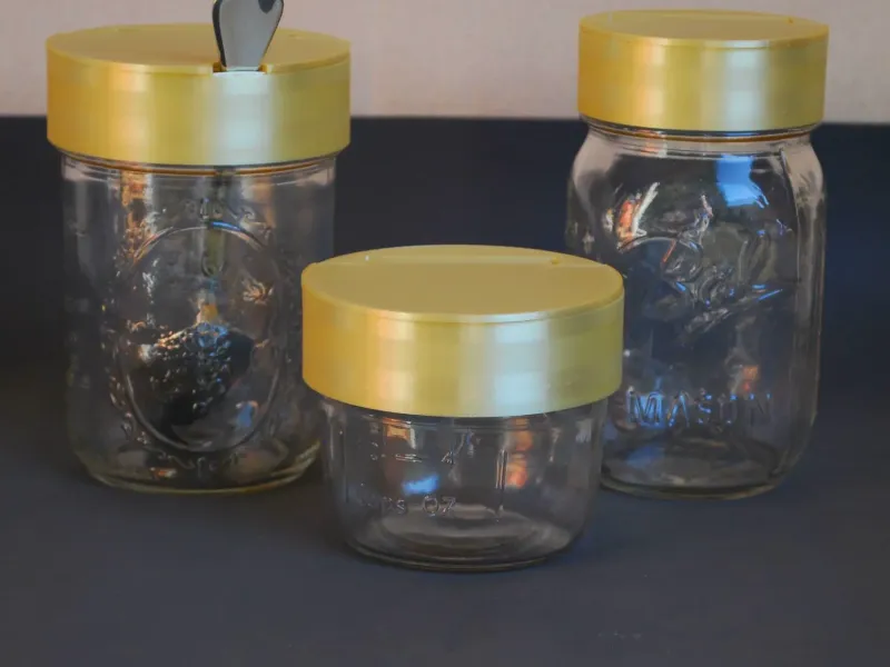 Mason Jar Flip Top Lid