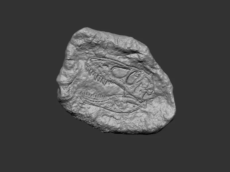 Tyranosaur Mineral Fosili - Rex Realistic