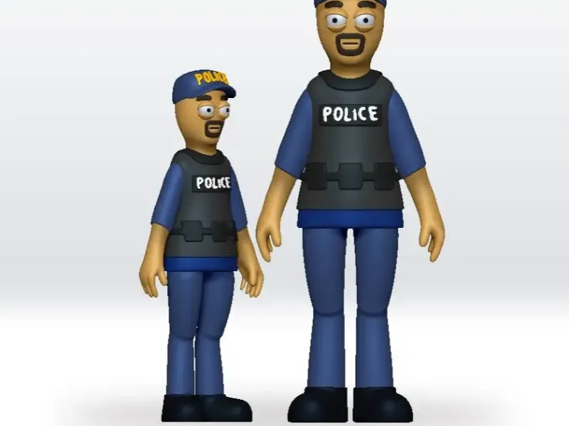 Schedule 1 Police game STL file - 3D Model Character Fanart