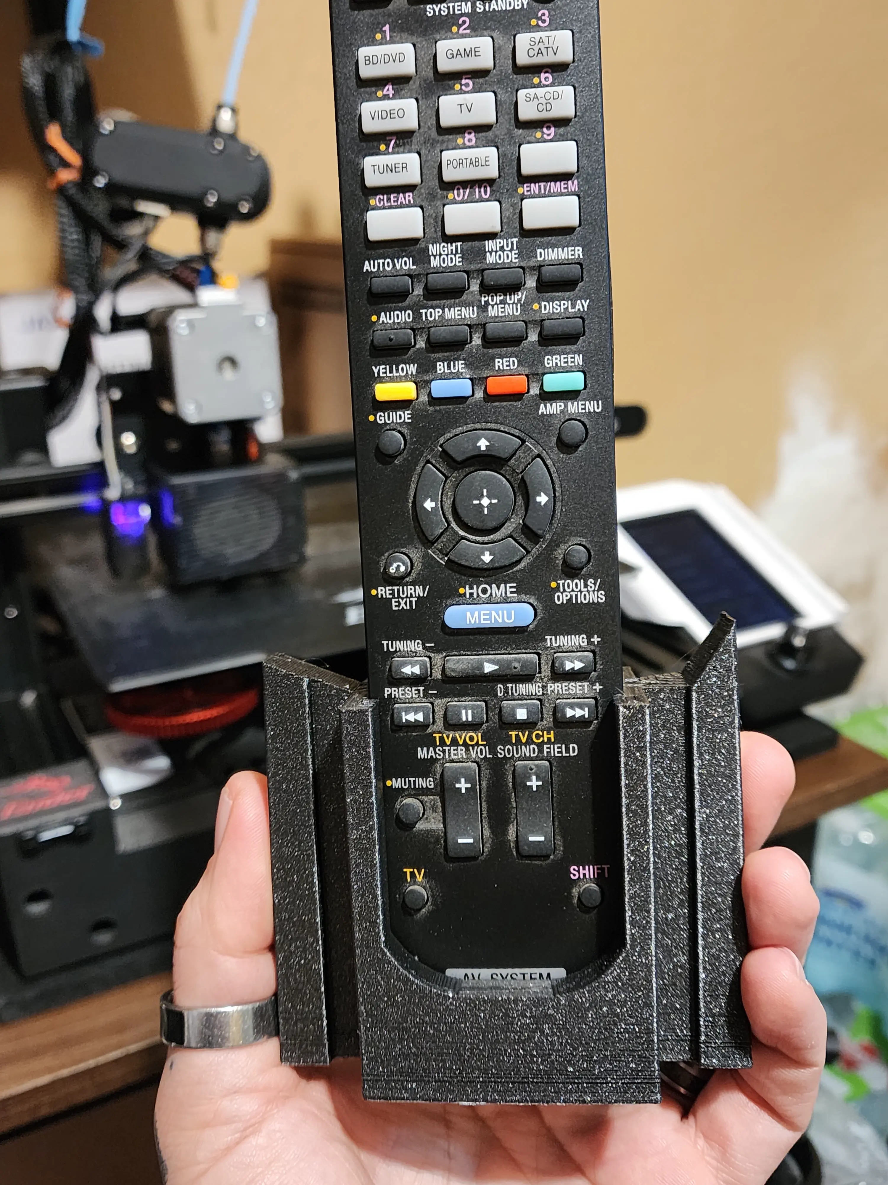 Modular Guitar Remote Holder - Sony Sound System