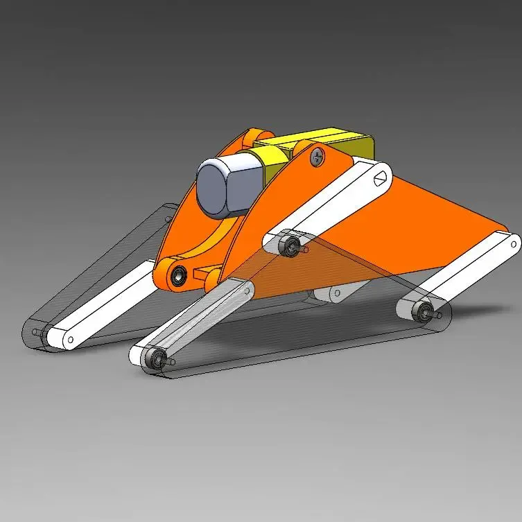 Amateur climbing robot - Competition robot with two-axis TT