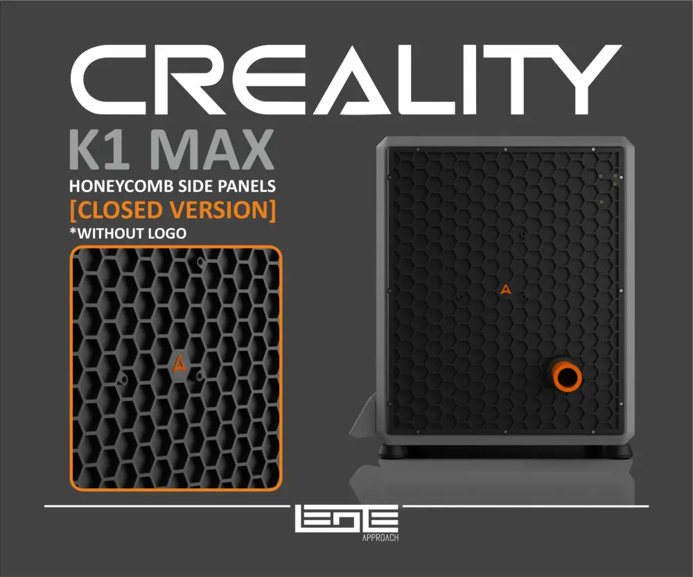 3D Printer Files | 3MF File | CREALITY K1max - SIDE PANELS WITHOUT