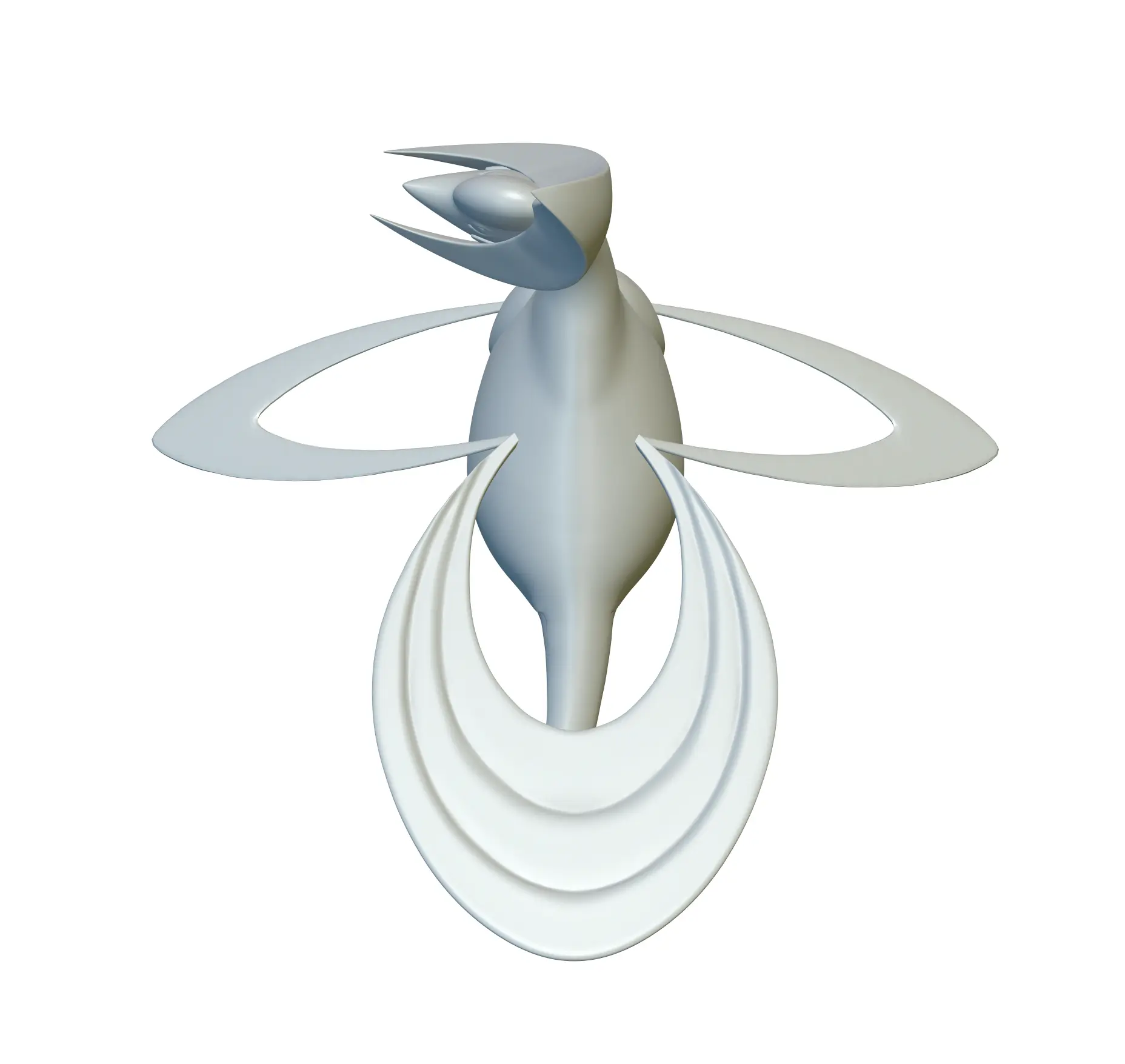 Pokemon Cresselia #488 - Ready for 3D Printing!