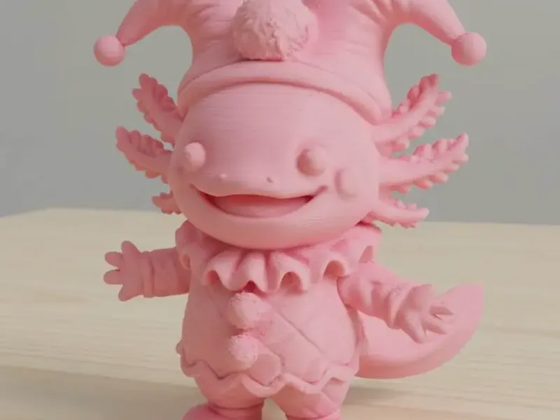 Chibi Axolotl Jester