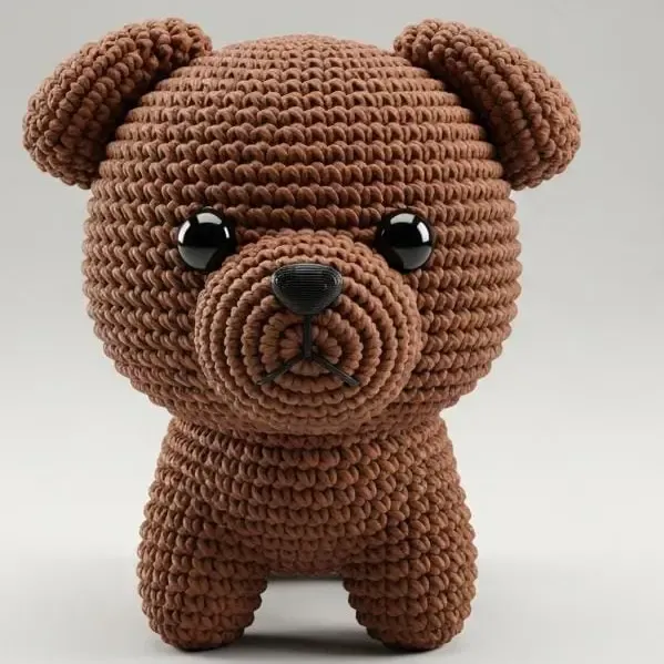 crochet style dog