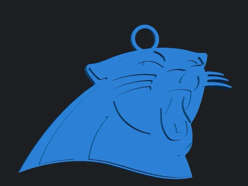 Panthers big chain pendant