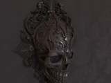 Gothic Skull Wall Mount - Wall Decoration-8