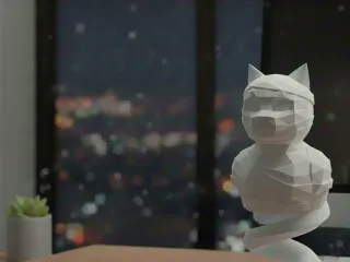 Parametric Mummy Cat
