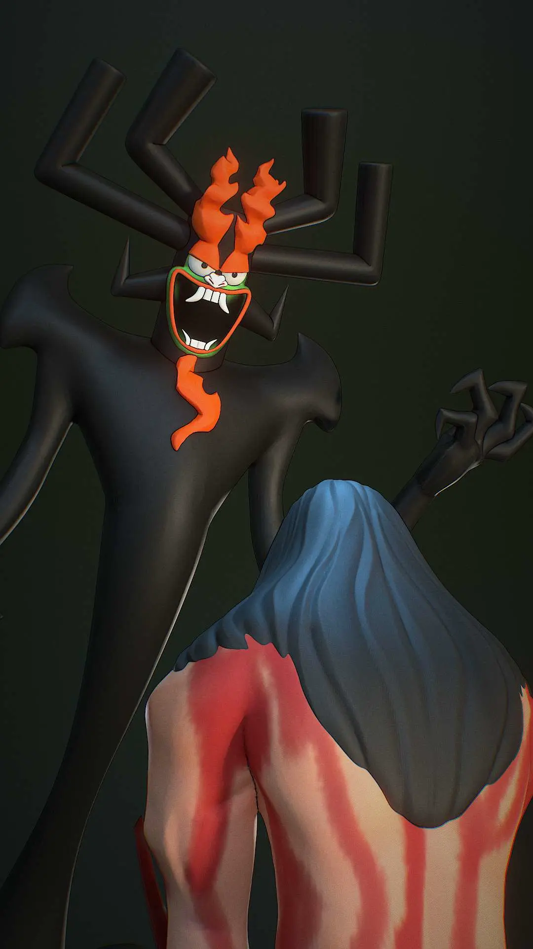Samurai Jack VS Aku