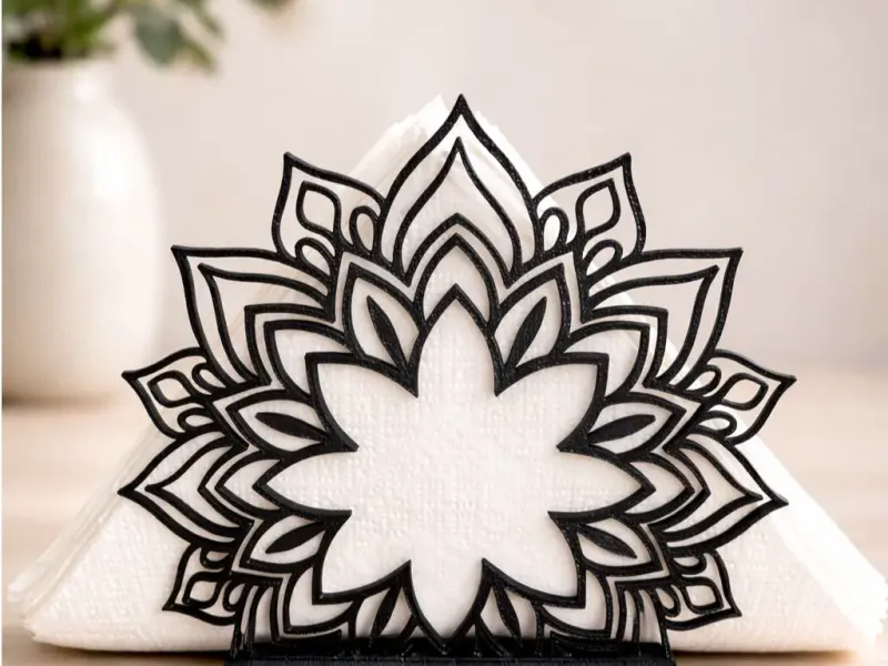 Lotus Mandala Napkin Holder