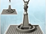 Urban statue with winged angel (3) - miniatures warhammer ta-1