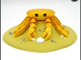 Articulated Crab with Sandy Base - multicolor - no supports-5