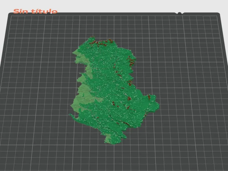 Districts of Albania. 3D Map puzzle (36 pieces)