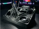 Organic Waves Desk Organizer | Controller & Pen Holder-0