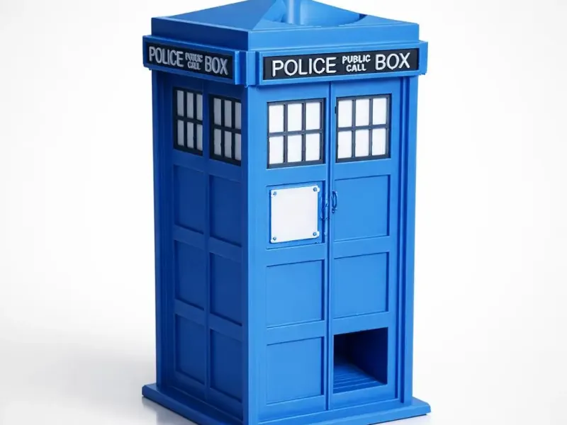 TARDIS Dice Tower