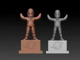 NFL - MIAMI DOLPHINS FOOTBALL MASCOT STATUE - 3D PRINT-2