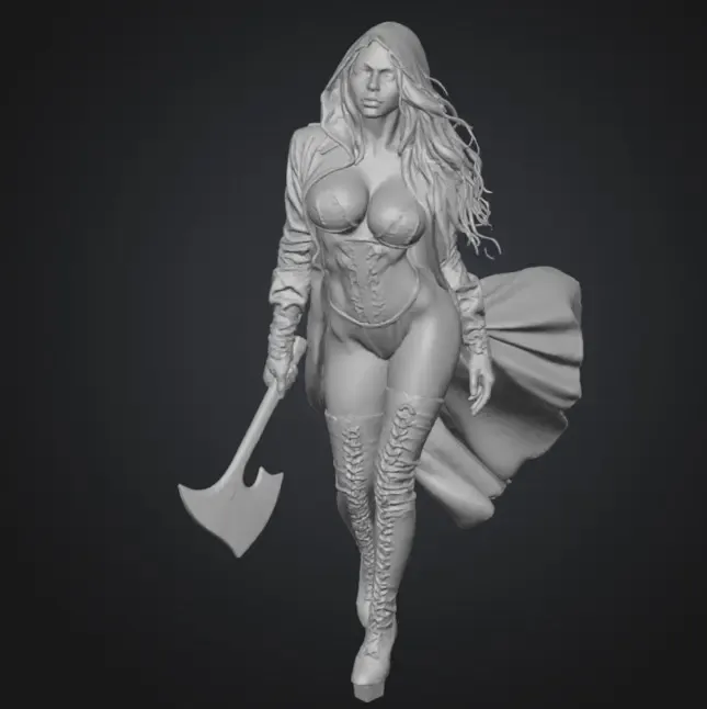 Red Riding Hood in Lingerie