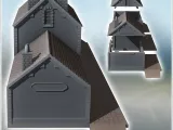 Building with paved sidewalk with inclined access-2
