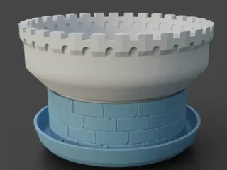 Castle Pot Planter