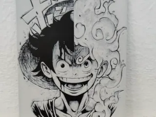 Hueforge Luffy two faces