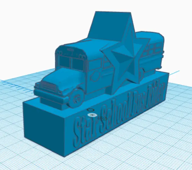 Star School Bus Rider Trophy v2