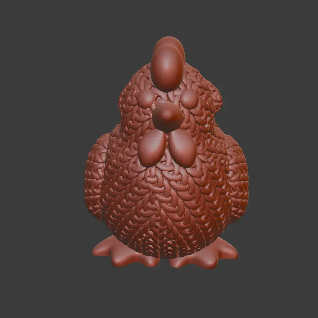 Knitted Chicken (cute)
