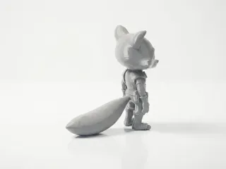 Rocket Raccoon Figurine Marvel 3D Printable