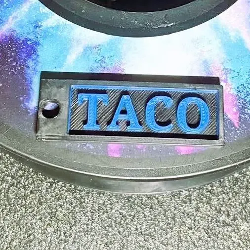 Taco Keychain