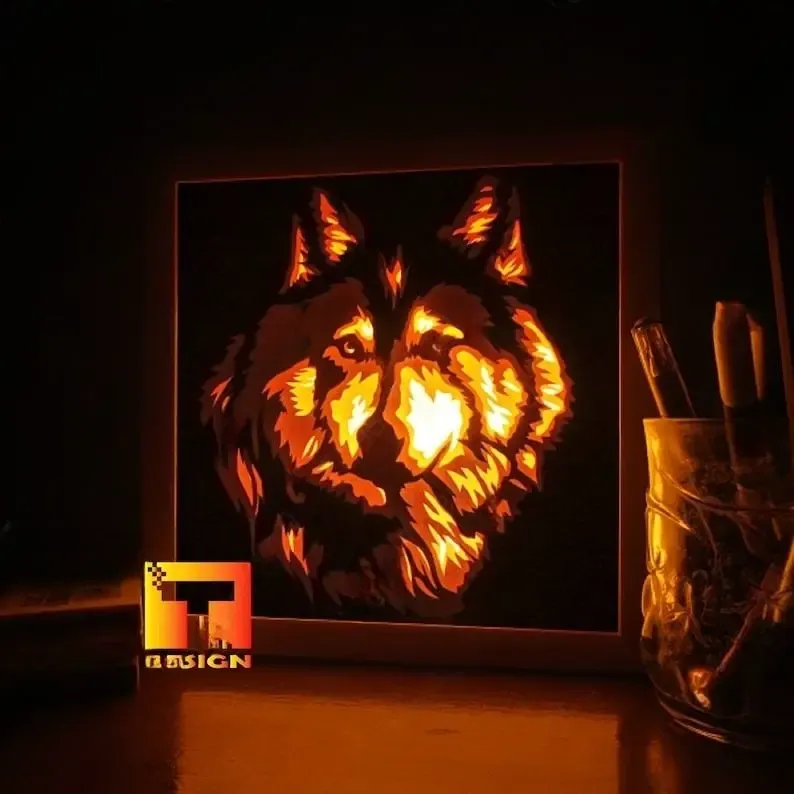 Wolf Head light box