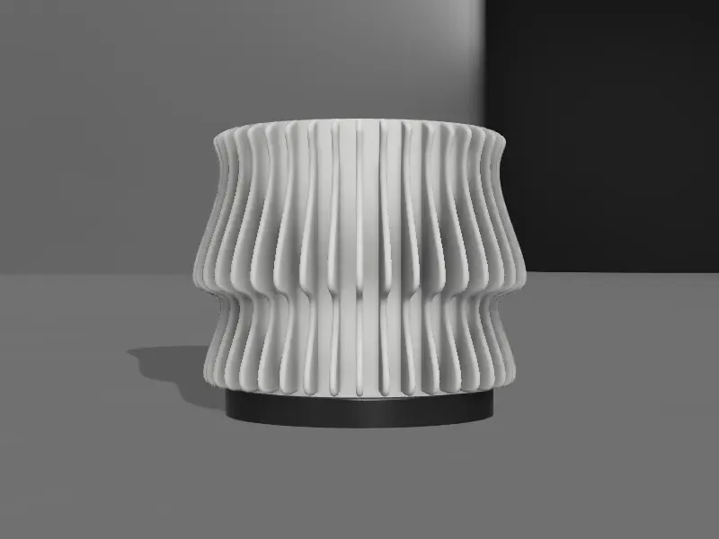 Vaso per piante con base di drenaggio