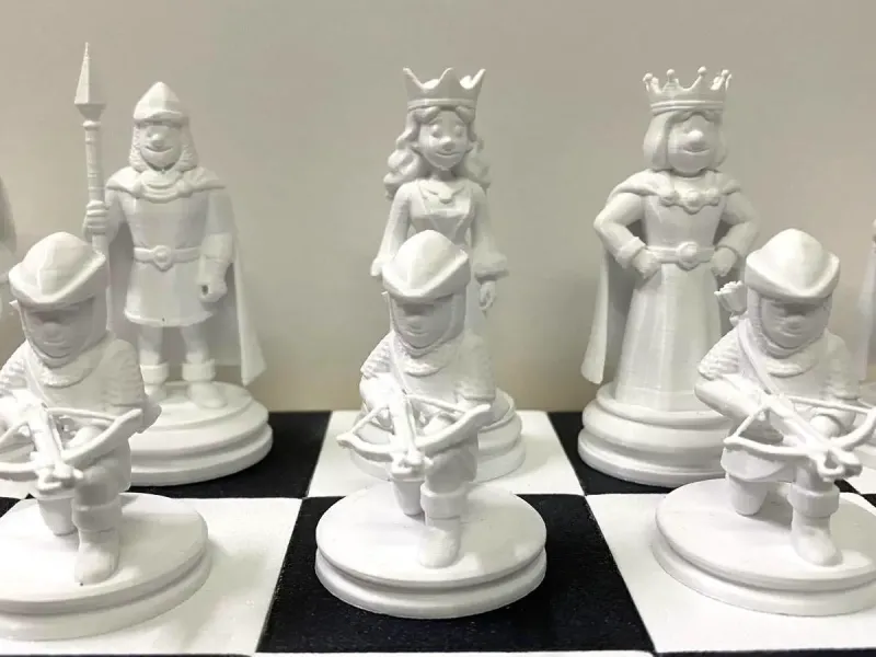 Chess from the cartoon "Once Upon a Time... Life"