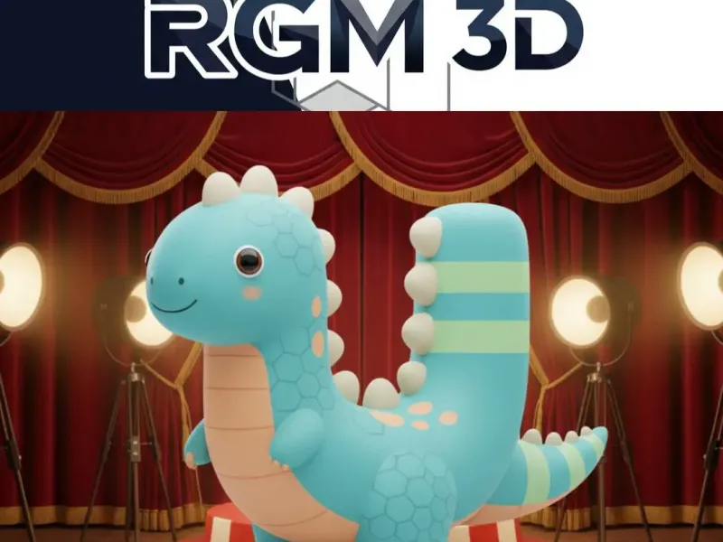 Letter u in the shape of a Dinosaur