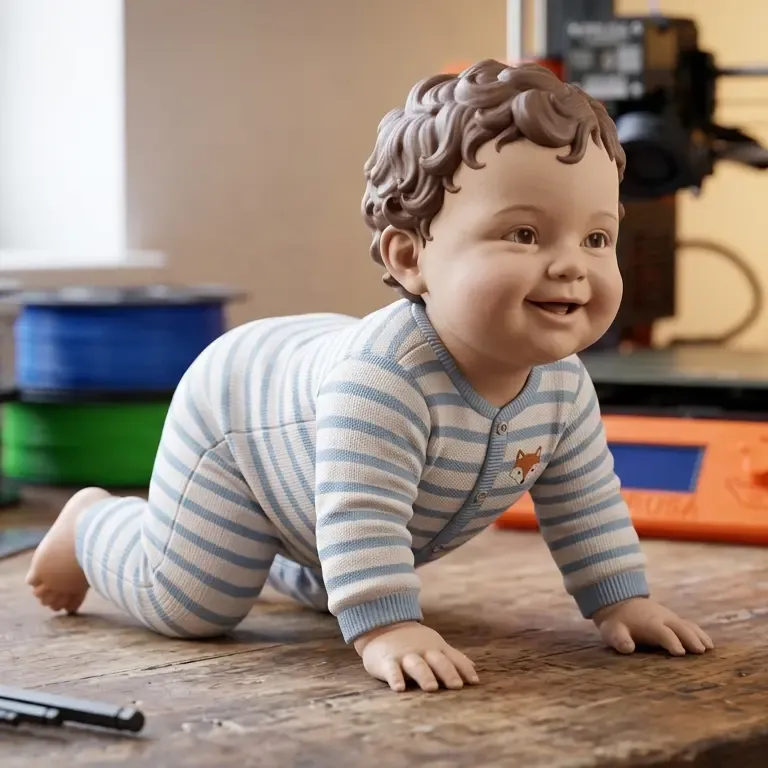 Baby Crawling 