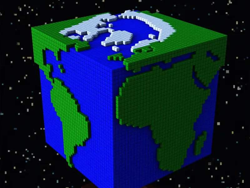キューブアース – マインクラフト風