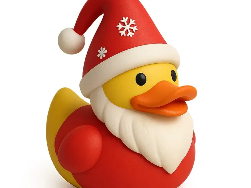 Santa duck 2