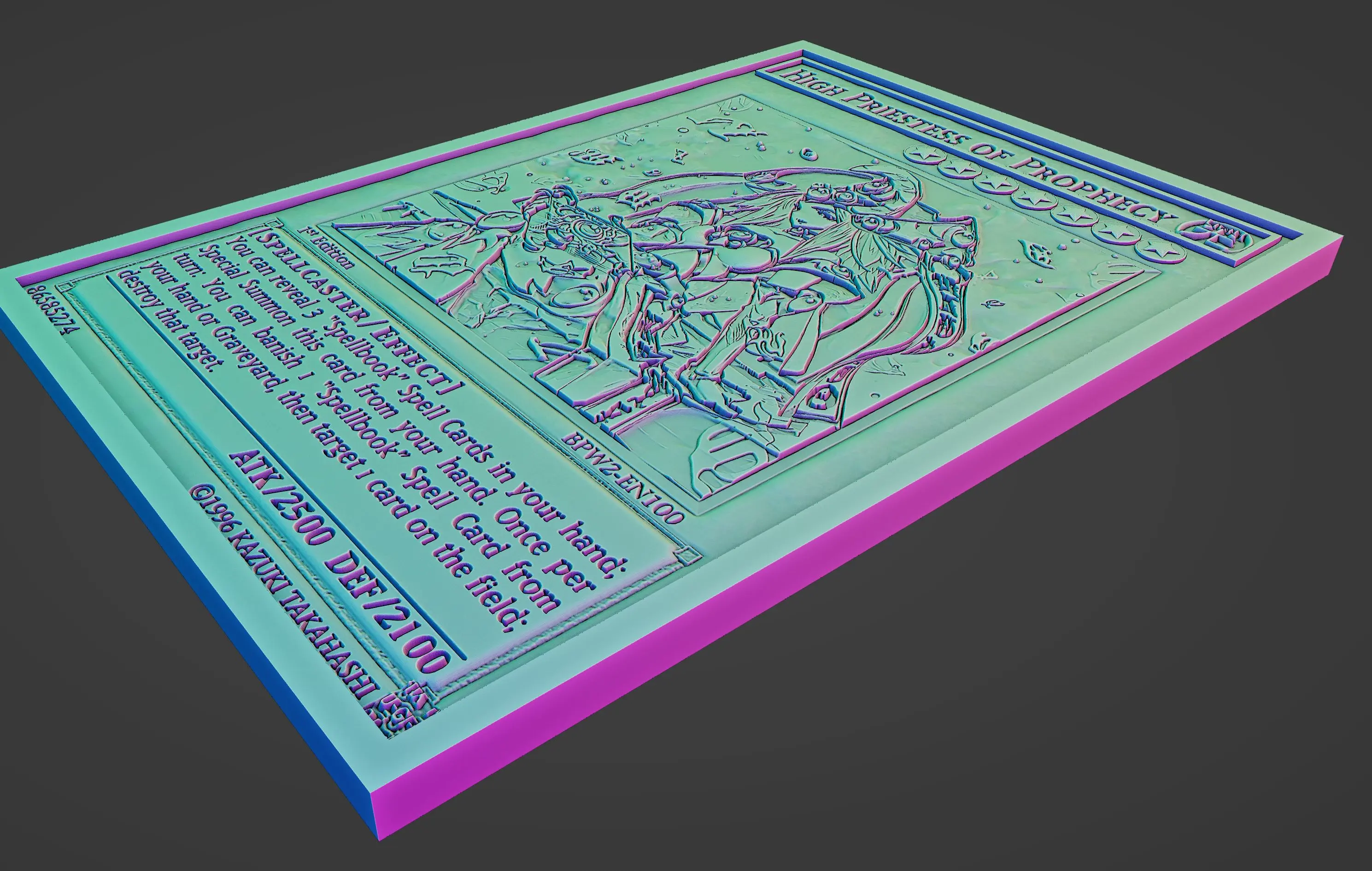 Other STL Download - HIGH PRIESTESS OF PROPHECY - YU-GI-OH!by Wsonuchiha3D
