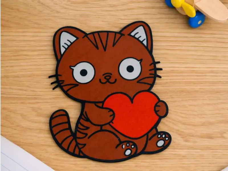 Cute cat 2D
