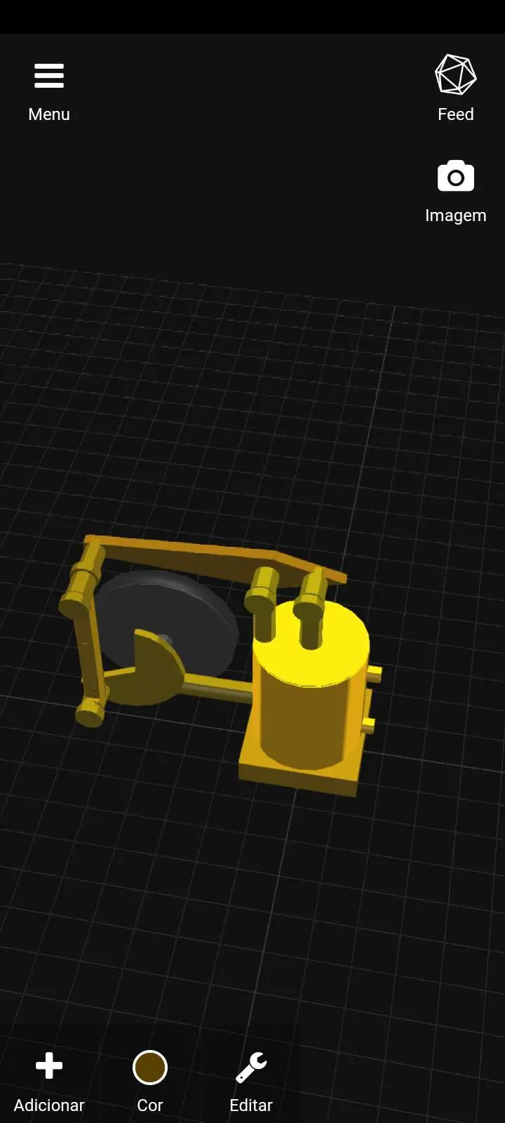 motore ad aria compressa per mini-locomotive