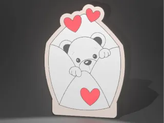 Valentines Bear Lightbox