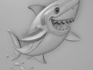 a shark  2